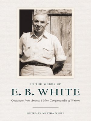 cover image of In the Words of E. B. White